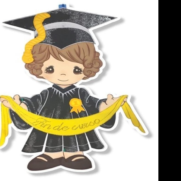 MAXIPOSTER NIÑA GRADUADA 42.5X105CM 3097 PADCOLOR 1PZA E.25